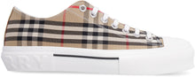 Load image into Gallery viewer, Checked motif canvas sneakers
