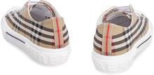 Load image into Gallery viewer, Checked motif canvas sneakers
