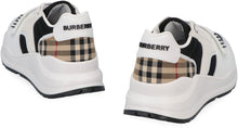 Load image into Gallery viewer, Leather and fabric low-top sneakers
