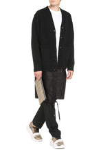Load image into Gallery viewer, Nylon inserts wool cardigan
