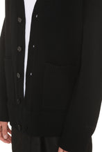 Load image into Gallery viewer, Nylon inserts wool cardigan
