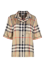Load image into Gallery viewer, Checked silk shirt
