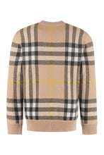 Load image into Gallery viewer, Checked cashmere sweater
