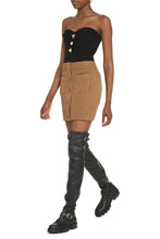 Load image into Gallery viewer, Knitted mini skirt
