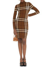 Load image into Gallery viewer, Checked jersey mini dress
