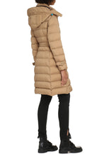 Load image into Gallery viewer, Hooded double-breasted down jacket
