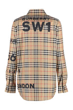 Load image into Gallery viewer, Check print cotton shirt
