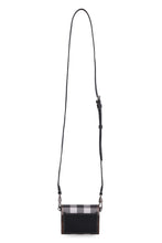 Load image into Gallery viewer, Checked wallet with shoulder strap
