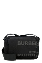 Load image into Gallery viewer, Horseferry print nylon messenger bag
