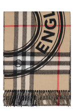 Load image into Gallery viewer, Checked cashmere scarf
