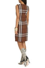 Load image into Gallery viewer, Exploded check motif sheath dress
