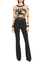 Load image into Gallery viewer, Embroidered tulle bodysuit
