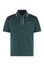 Load image into Gallery viewer, Piqué cotton polo with embroidery
