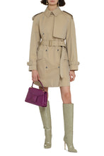 Load image into Gallery viewer, Gabardine trench coat
