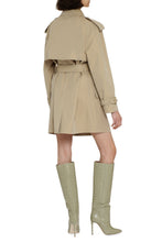 Load image into Gallery viewer, Gabardine trench coat
