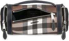 Load image into Gallery viewer, Sound messenger bag with check motif

