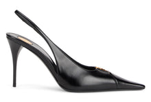Load image into Gallery viewer, Décolleté slingback Babylone Breteuil in leather
