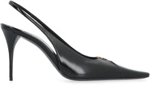 Load image into Gallery viewer, Babylone Breteuil Leather slingback pumps
