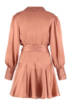 Load image into Gallery viewer, Silk wrap-dress
