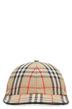 Load image into Gallery viewer, Vintage check motif baseball cap
