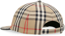 Load image into Gallery viewer, Vintage check motif baseball cap

