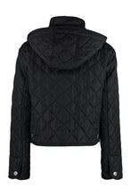 Load image into Gallery viewer, Hooded quilted down jacket
