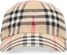 Load image into Gallery viewer, Vintage check motif baseball cap
