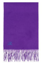 Load image into Gallery viewer, Cashmere scarf with fringes
