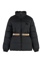 Load image into Gallery viewer, Reversible hooded down jacket
