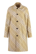 Load image into Gallery viewer, Checked reversible trench-coat
