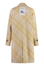 Load image into Gallery viewer, Checked reversible trench-coat
