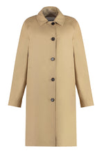 Load image into Gallery viewer, Checked reversible trench-coat
