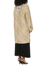 Load image into Gallery viewer, Checked reversible trench-coat
