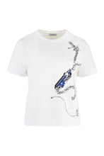 Load image into Gallery viewer, Cotton crew-neck T-shirt

