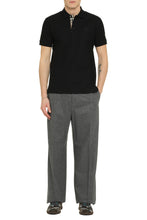 Load image into Gallery viewer, Short sleeve cotton polo shirt
