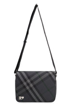 Load image into Gallery viewer, Grid Messenger bag with check motif
