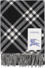Load image into Gallery viewer, Checked cashmere scarf
