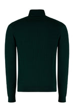 Load image into Gallery viewer, Virgin wool turtleneck sweater
