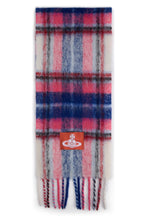 Load image into Gallery viewer, Checkered scarf with fringes
