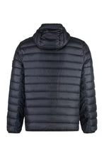 Load image into Gallery viewer, Hooded techno fabric down jacket
