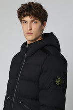 Load image into Gallery viewer, Hooded techno fabric down jacket
