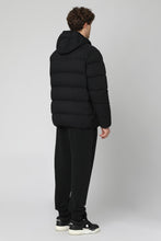 Load image into Gallery viewer, Hooded techno fabric down jacket
