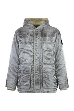 Load image into Gallery viewer, Hooded techno fabric down jacket

