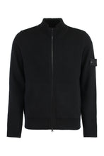 Load image into Gallery viewer, High collar zipped cardigan
