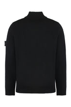 Load image into Gallery viewer, High collar zipped cardigan
