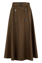 Load image into Gallery viewer, Gonna Trench Midi in Gabardine Cotton
