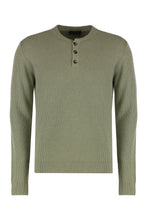 Load image into Gallery viewer, Sweater with round neck in virgin wool
