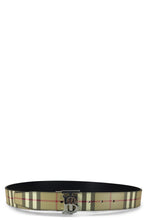 Load image into Gallery viewer, Tartan belt with logo buckle
