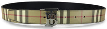 Load image into Gallery viewer, Tartan belt with logo buckle
