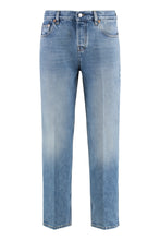 Load image into Gallery viewer, 5-pocket straight-leg jeans
